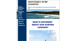 Desktop Screenshot of montereybaysurflessons.com